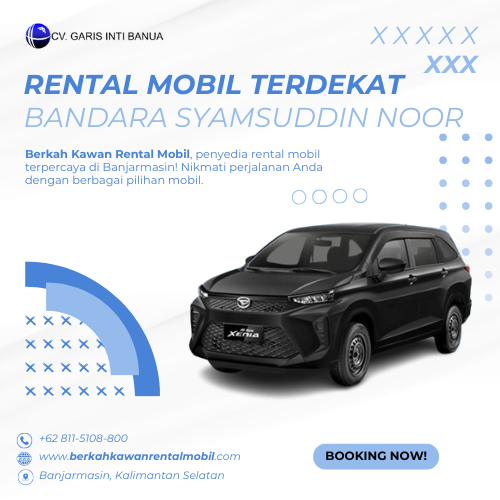 Rental mobil terdekat bandara syamsuddin noor